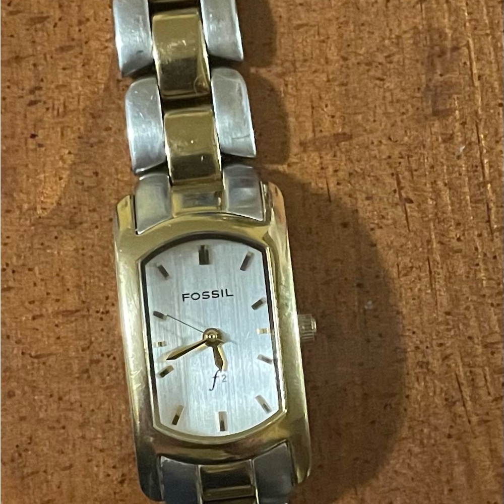 Fossil Two-Tone Silver and Gold Women's Watch